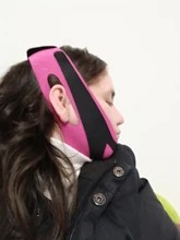 Vendaje elástico de adelgazamiento Facial para mujer, cinturón de elevación de mejillas, moldeador de cara en V, correa de masaje Facial, herramientas de belleza para el cuidado de la piel