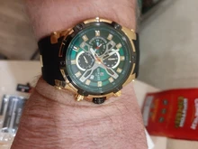 Reloj deportivo de lujo para hombres, cronógrafo de cuarzo, resistente al agua, color azul, nuevo, 2021