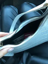 Bolso de compras exquisito para mujer, bolsos grandes de hombro informales Retro, bolso de mano con cadena de Color sólido de cuero para mujer 2020