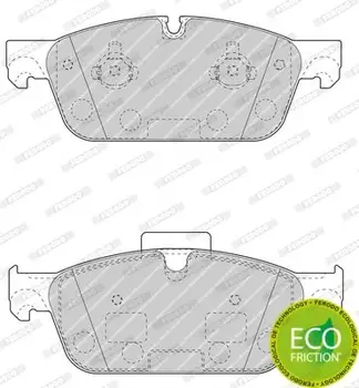 

Brake pads MERCEDES GL X166/ML W166 front FERODO FDB46