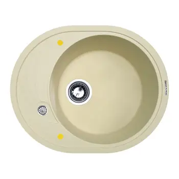 

Kitchen sink Zigmund & shtain Kreis ov 575 young champagne beige granite