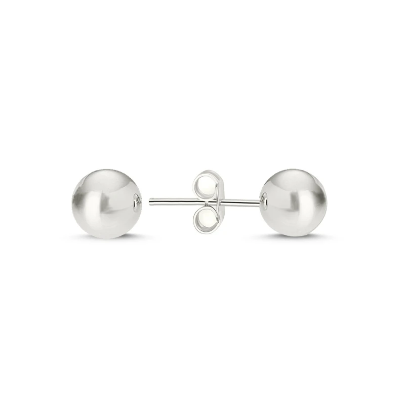 Серебряные 925 пробы Серьги 6 мм