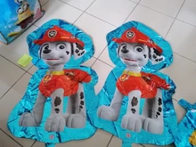 Figuras de la patrulla canina para niños y niñas, figura de globos, Skye, Chase, Marshall, perro, lámina de aluminio, decoración para habitación y fiesta de cumpleaños, regalos