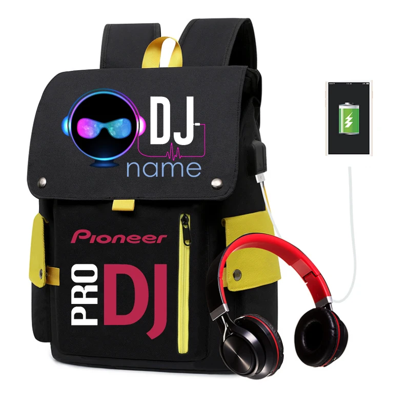 

Рюкзак Pioneer Pro Dj 2022, сумка из ткани Оксфорд для ноутбука, школьная сумка для мальчиков и девочек