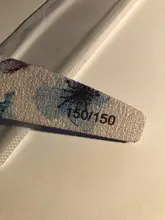 Lima de uñas en forma de media luna, pulidor lavable, lijar y pulir, pedicura, herramientas de arte de uñas, 1 ud.