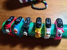 Reloj electrónico con pantalla LED para niños y niñas, pulsera bonita de moda, resistente al agua, gran oferta, 2021