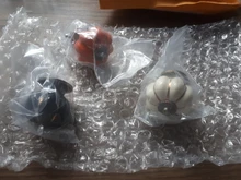 KAK de calabaza de cerámica de 40mm cajón perillas tiradores de puertas de armario agujero manijas del gabinete con tornillos manijas de muebles