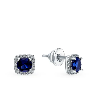 

Silver earrings with cubic zirconia sunlight sample 925