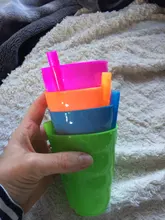 4 unids/lote niños bebé Sip taza con construido en taza con pajita bebida casa colores