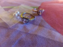 Anillos de boda con forma de corazón y cristal para mujer, sortijas de compromiso de oro rosa para mujer, joyería, accesorios para regalos de fiesta