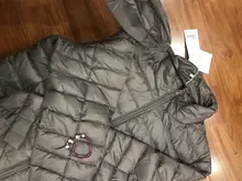 Chaqueta de plumón de pato para mujer, Parka blanca delgada, abrigo ultraligero, Tops cortos portátiles de talla grande, novedad de otoño e invierno de 2020