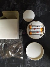 Lámpara LED inalámbrica con sensor táctil regulable para armario, luz nocturna a pilas con mando a distancia, dos colores, ideal para las escaleras de la cocina