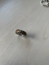 Anillo tallado Vintage Unisex, flor de libélula, Animal, hombre y mujer, regalo de aniversario de fiesta, joyería de anillo de amigos