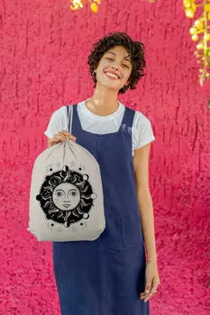 

Angemiel Bag Cosmic Sun And The World Phases Backpack Bag