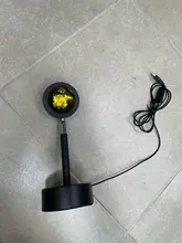 Atmosphere Led Night Light Rainbow Sunset Projector Lamp for Home Coffe shop Background