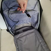 Kingsons-mochilas impermeables de 15,6 pulgadas para hombre y mujer, morral escolar antirrobo con carga USB para ordenador portátil, mochila de viaje