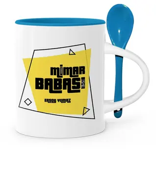 

Father's Day Custom Architect Father Blue Spoon Mug Cup-2