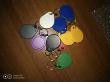 Tarjeta IC UID 13,56 MHz, 10 Uds., llaveros inteligentes cambiables, 1K, S50, bloque de Control de acceso RFID, regrabable por Sector