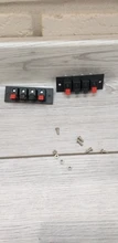 2 uds 6 uds 10 Uds 2 3 4 conector de posiciones Terminal Push en Jack carga de 4 polos de altavoz de Audio enchufe de terminales hembra Clip