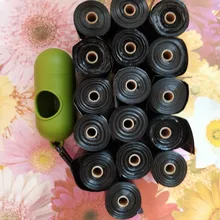 Pet-Waste-Bags Dispenser Biodegradable Dog-Walking-Supplies Eco-Friendly Outdoor-Clean