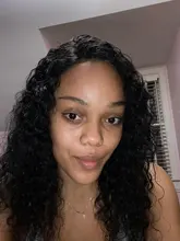 Pelucas de cabello humano peruano para mujeres negras, postizo de ondas profundas con cierre de encaje, 4x4