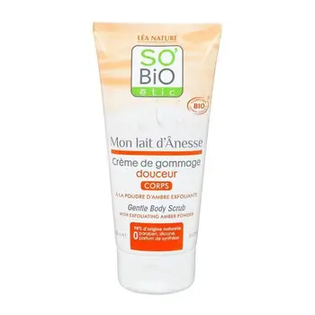 

SOBIO scrub Cream donkey milk-Organic-150 ml-Softness body