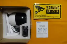 Cámara IP wifi para exteriores, videocámara PTZ de 3MP con zum digital x4, videovigilancia de seguridad inalámbrica a todo color, H.265, P2P, voz y audio de dos vías