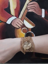 Venta caliente relojes de pulsera de las mujeres Cadena de aleación a la moda oro señoras reloj de cuarzo Casual Relogio femenino Ceasuri mujeres Bvlgari