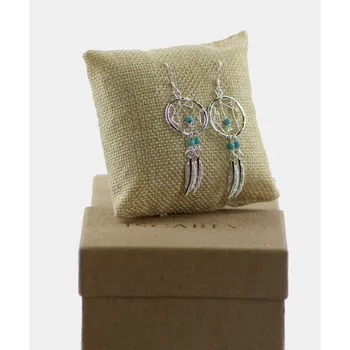 

Earrings Traps Dreams of Turquoise color Box Iscalry