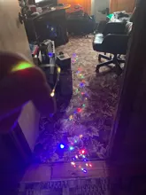 Light-String Decoration Garland Courtyard-Lamp Christmas-Lights Fairy LED Bedroom Garden