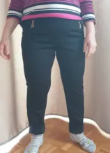 Pantalones informales de talla grande para mujer, pantalón largo, holgado, de cintura alta, elásticos, para Primavera/otoño, 2021