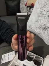 Beard-Trimmer Hair-Clipper Ceramic-Blade Professional Electric with Charging-Station