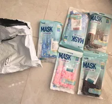 Mascarilla desechable de 3 capas, máscara transpirable personalizada, especial, 16 grupos, 80, 50 Uds.