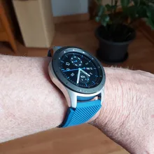 20mm/22mm correa de reloj para Samsung Galaxy reloj de 3 45mm/42mm/activo-2 de S3 frontera pulsera de silicona Huawei GT/2/2e Correa 46 mm