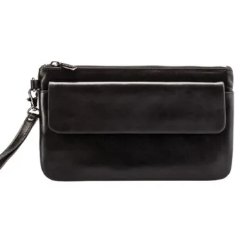 

Fabula бизнес-клатч мужской 100% натуральная кожа S 19 MN-BL черного цвета