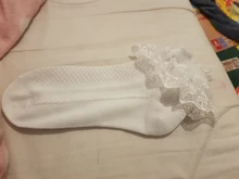 Moda de verano chico s calcetines bebé niña de calcetín lindo bebé con volantes de Toddle de diseñador blanco de encaje de color rosa chico calcetines de algodón para niñas