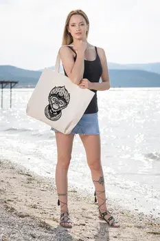 

Angemiel Bag Great Cool The Grills Monkey Tote Shopping Beach Bag