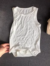 Recién nacido lindo chico ropa para bebé (niño o niña) de Color sólido mono puro mameluco traje de cuerpo mono sin mangas bebé chico s trajes nuevos