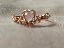 Anillos de circonita de cristal para mujer, anillos abiertos ajustables con forma de hoja de flor y mariposa, joyería de compromiso para boda, regalo, novedad de 2021