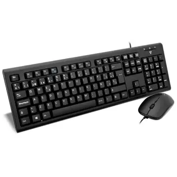 

Spanish PS2 ADAPTER black SP keyboard and USB MOUSE