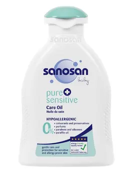 

Sanosan Pure + sensitive baby skin care oil, 200 ml