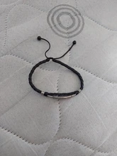 Tobilleras con hojas ajustables para hombre y mujer, hechas a mano, simples y geniales, tejidas, cuerda ajustable, pulsera de pie de la suerte, joyería