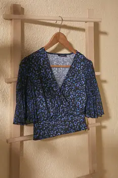 

Trendyol Printed Lacing Detailed Bluz TWOSS20BZ1137