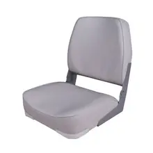 Кресло складное мягкое Economy Low Back Seat, серое 75103G