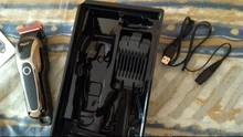 Cortadora de pelo eléctrica recargable por USB para hombres, cortadora de pelo profesional, pantalla LED Digital con 4 peines de límite 48