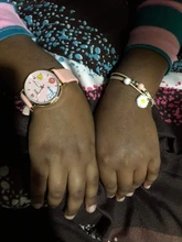 1 Uds. De relojes para niños, reloj rosa para estudiantes y niños, correa de cuero para niñas, reloj de pulsera de cuarzo para niñas, relojes de regalo