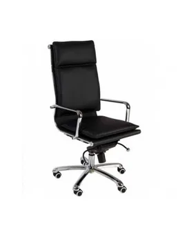 

CHAIR STEERING ROCADA UPHOLSTERED IN IMITATION LEATHER BLACK RD-986
