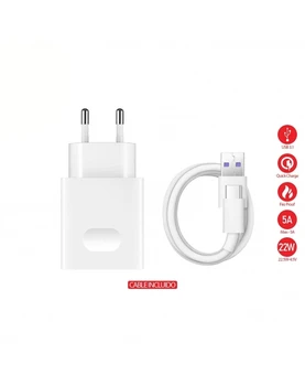 

Original charger Huawei Fast Charge SuperCharge (5V) Type C for P10, P10 Plus, Matte 9