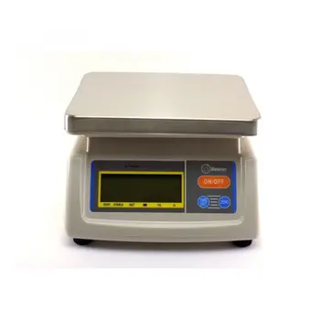 Balanza digital panadería, obrador, panificadora 15 Kg mod. BS con batería interna recargable, tara y protegida contra el polvo