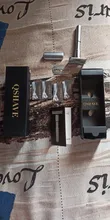 QSHAVE-Afeitadora de seguridad ajustable con doble filo para hombre, rasuradora con 5 cuchillas para afeitar clásica, limas de suaves a agresivas, 1-6 niveles